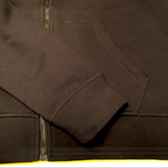 Hurley Logo Fleece Full Zip Drawstring Hoodie with Kangaroo Pouch - Picture 7 of 16